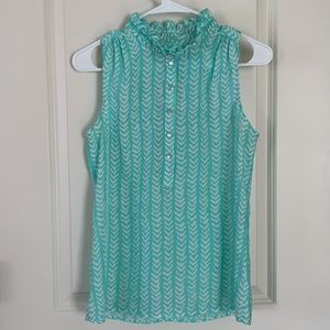 J. crew Chevron Print Top